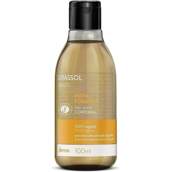 OLEO CORPORAL DE GIRASSOL 100ML FARMAX