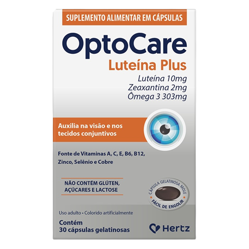 Optocare Luteína Plus 30cps Hertz