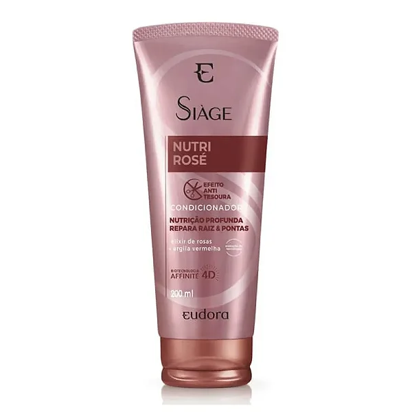 EUDORA CONDICIONADOR SIAGE NUTRI ROSÉ 200ML ( NOVA  FORMULA )