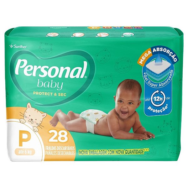 FRALDA PERSONAL JUMBO P C/28UN