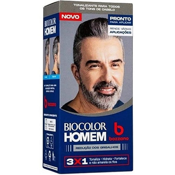 TONALIZANTE BIOCOLOR HOMEM REDUÇÃO DE GRISALHOS 40G