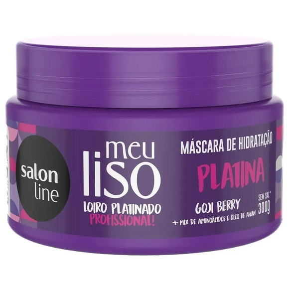 MASCARA S.LINE MEU LISO PLATINA  300GR