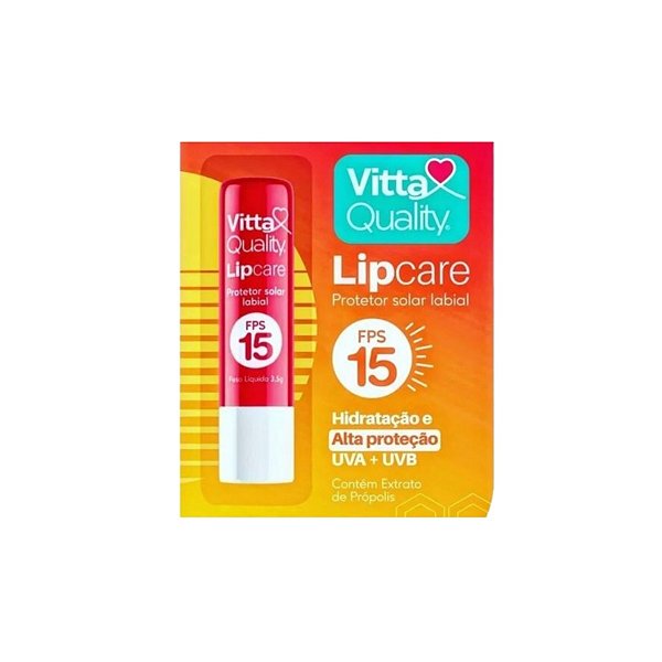 PROTETOR LABIAL FPS15 VITTA QUALITY LIPCARE