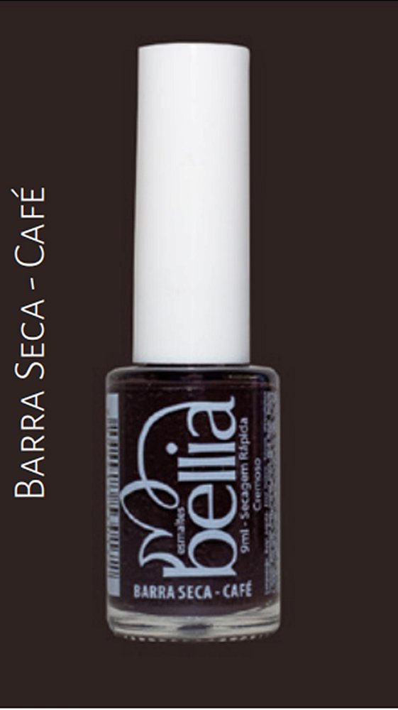 ESMALTE BELLIA BARRA SECA CAFE 9ML