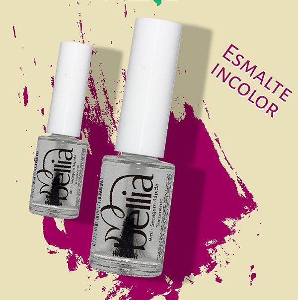 ESMALTE BELLIA INCOLOR 9ML