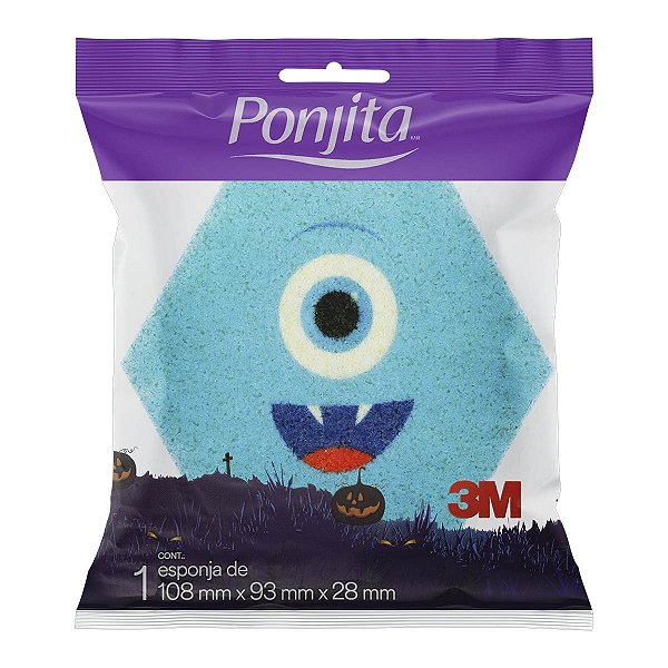 ESPONJA KIDS MONSTROS 3M PONJITA