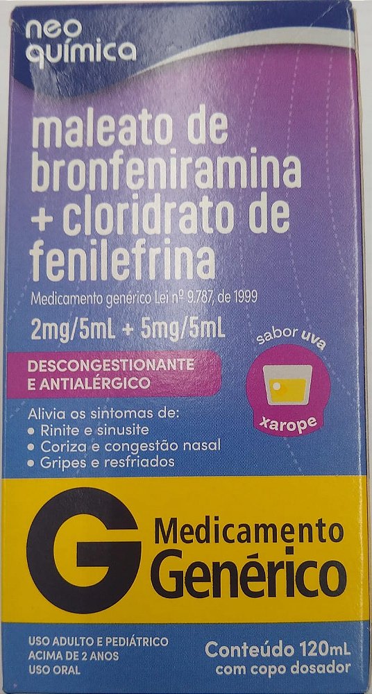 BRONFENIRAMINA+FENILEFRINA XPE ADT e PED 120ML