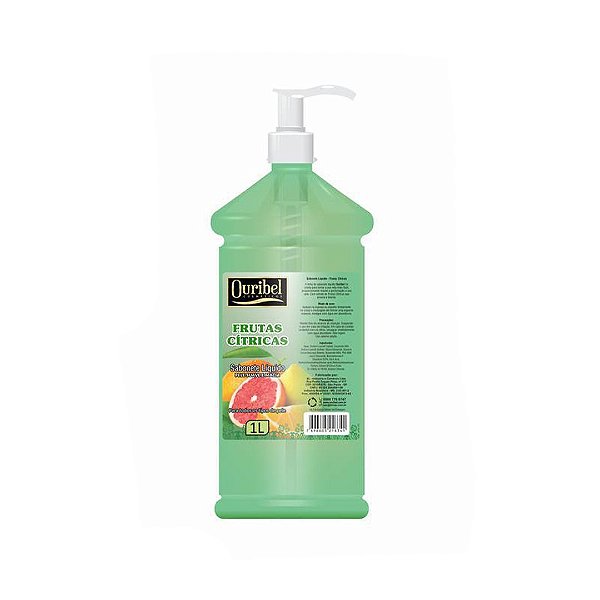 OURIBEL SABONETE LIQUIDO 1 LITRO FRUTAS CITRICAS
