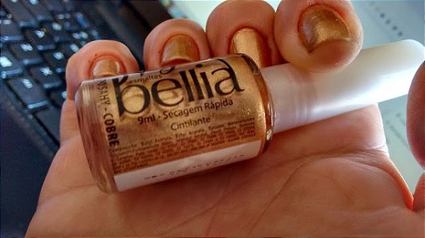 ESMALTE BELLIA BARRA DO SAHY COBRE 9ML