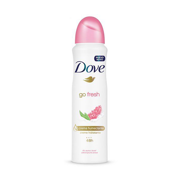 DESODORANTE DOVE AEROSOL GO FRESH ROMA E VERBENA 89G/150ML