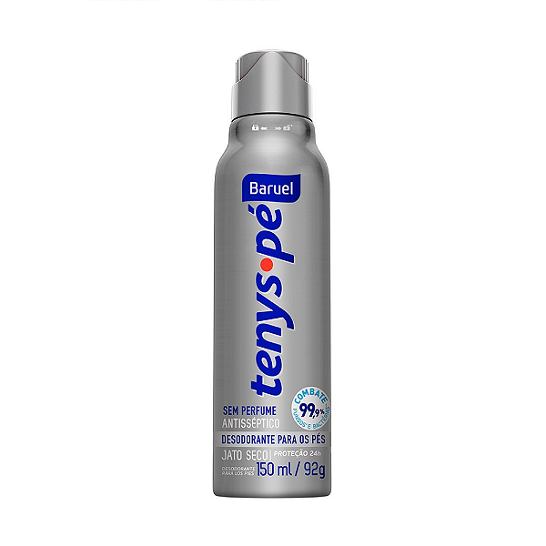 TENYS PE BARUEL AEROSOL JATO SECO 150ML SEM PERFUME