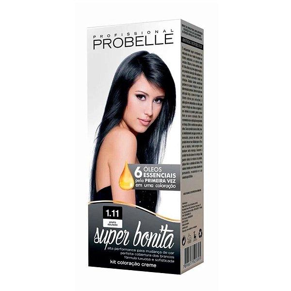 TINTURA PROBELLE SUPER BONITA 1.11 PRETO AZULADO