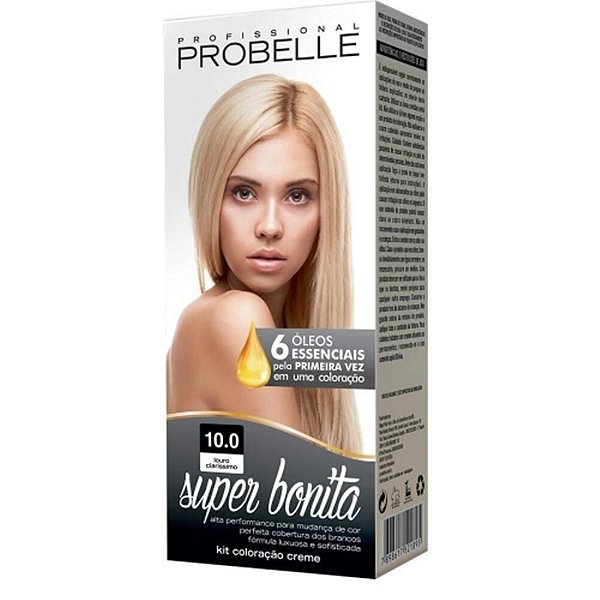 TINTURA PROBELLE SUPER BONITA 10.0 LOURO CLARISSIMO