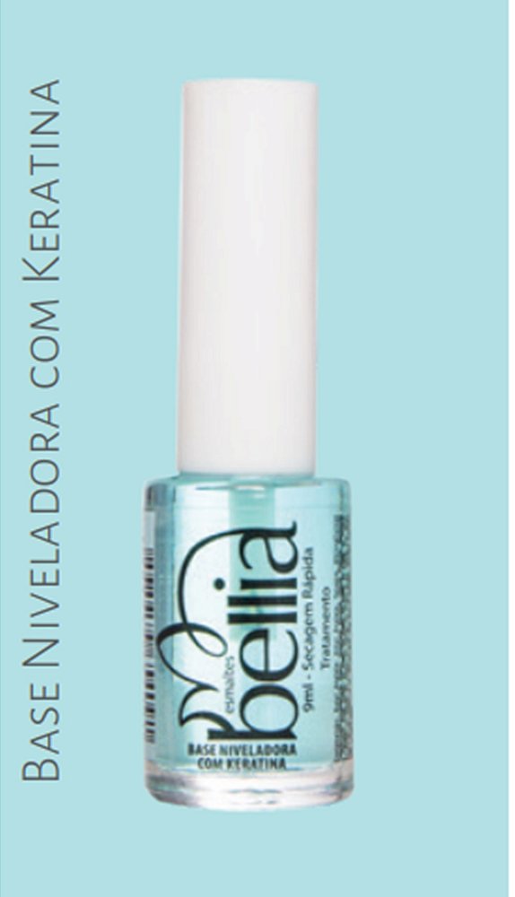 ESMALTE BELLIA BASE NIVELADORA com Keratina
