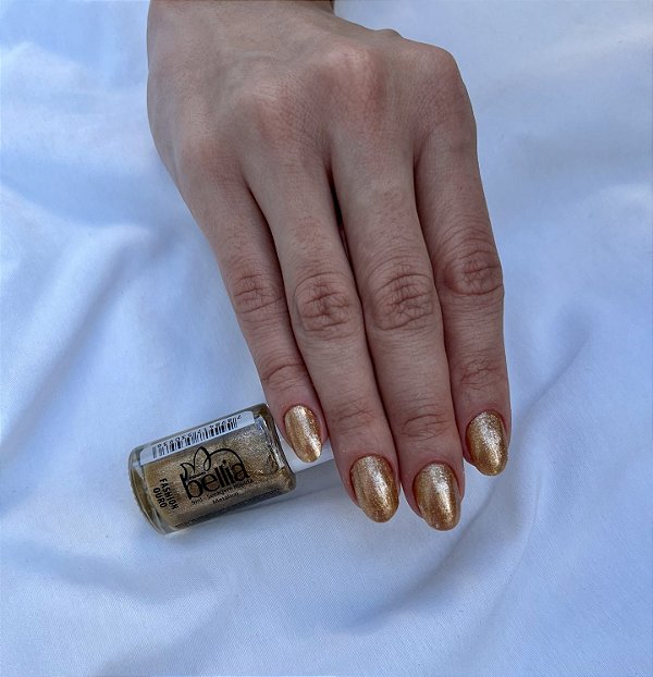 ESMALTE BELLIA  FASHION OURO 9ML