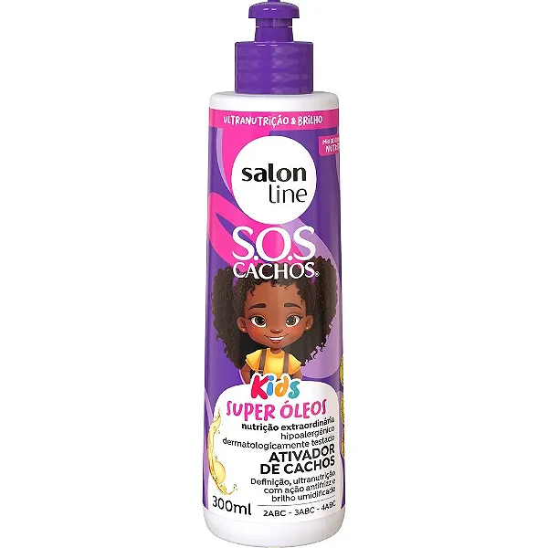 ATIVADOR S.LINE KIDS SOS NUTRICAO EM ACAO 300ML
