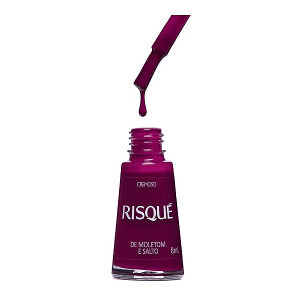 ESMALTE RISQUE CREMOSO DE MOLETOM E SALTO  8ML