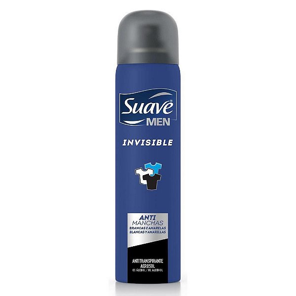 DESODORANTE SUAVE AEROSOL MEN INVISIBLE 150ML
