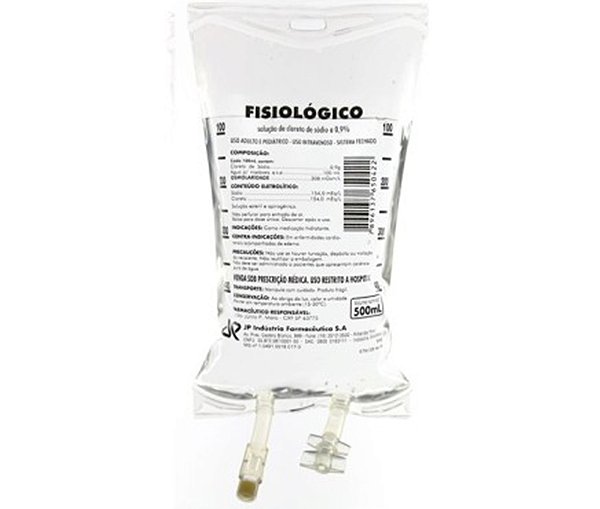 SORO FISIOLOGICO INJETAVEL 0,9% 500ML