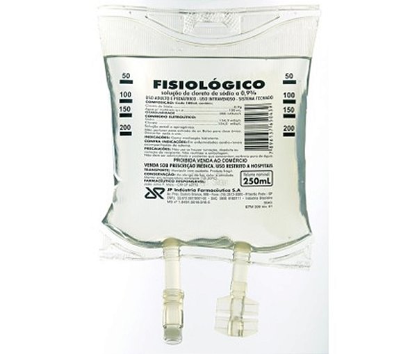 SORO FISOLOGICO INJETAVEL 0,9% 250ML JP FARMA
