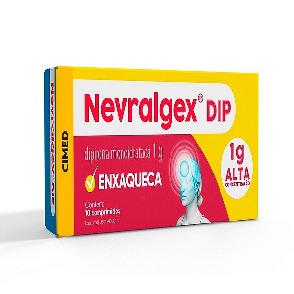 Nevralgex Dip Dipirona 1G Com 10cpr Cimed