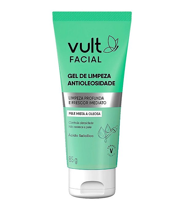 VULT GEL DE LIMPEZA FACIAL ANTIOLEOSIDADE 85g