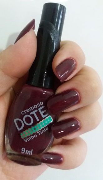 ESMALTE DOTE CREMOSO VINHO TINTO 9ML