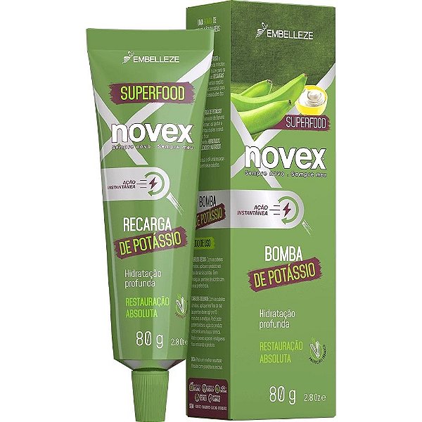 Embelleze Recarga Potássio Novex Superfood Banana 80g