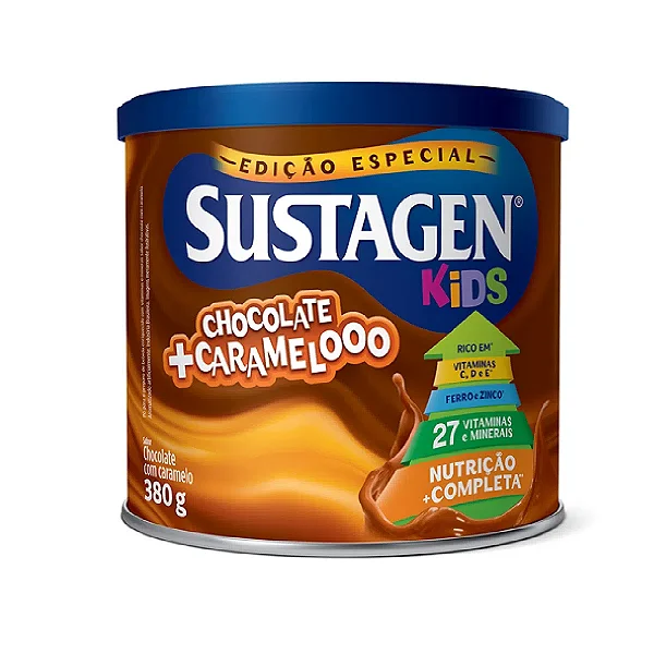 SUSTAGEN KIDS CHOCOLATE COM CARAMELO 380G