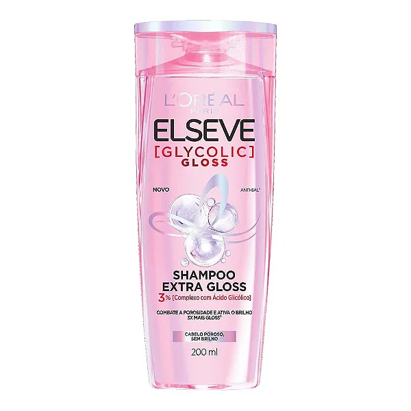SHAMPOO ELSEVE GLYCOLIC GLOSS  200ML