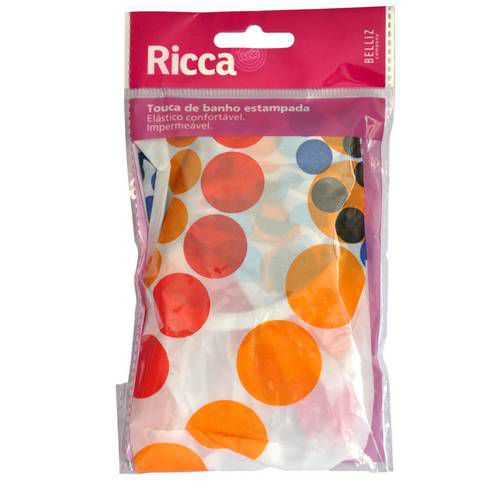 RICCA TOUCA DE BANHO ESTAMPADA 1UN COD.: 392