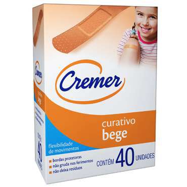 CURATIVO CREMERCARE 40un BEGE
