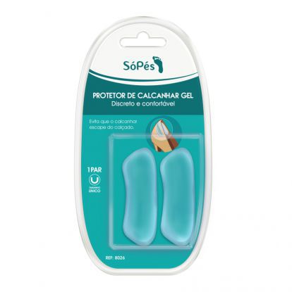 PROTETOR DE CALCANHAR GEL SO PES PAR TAM.UNICO
