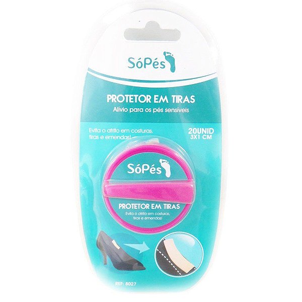 PROTETOR EM TIRAS SO PES 1CM 20UN