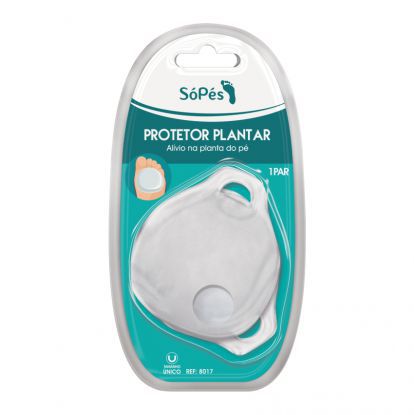 PROTETOR PLANTAR GEL SO PES PAR TAM.UNICO COD. 8017