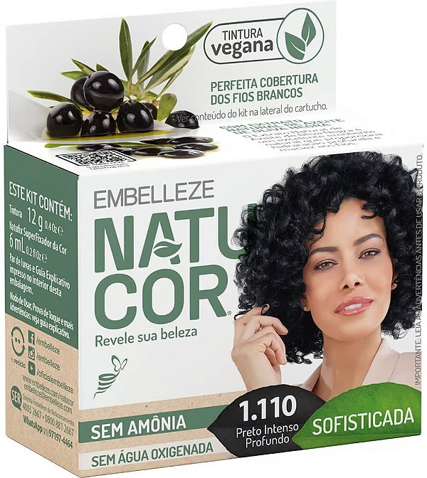 TINTURA NATUCOR 1.110 INTENSO PROFUNDO