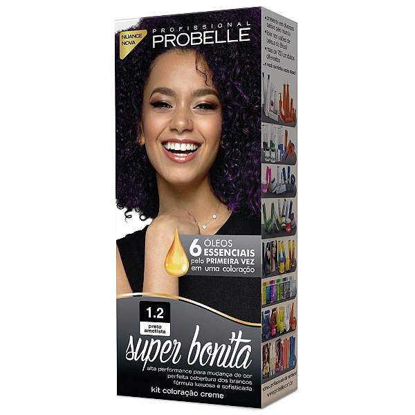 TINTURA PROBELLE SUPER BONITA 1.2 PRETO AMETISTA