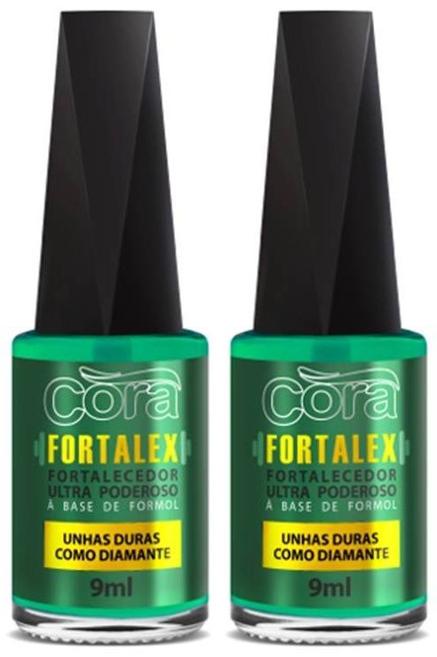 ESMALTE CORA FORTALEX 9ML COM 02 UNIDADES