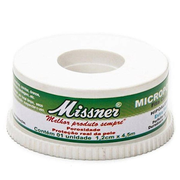 FITA MICROPOROSA MISSNER  1,2M X 10 METROS