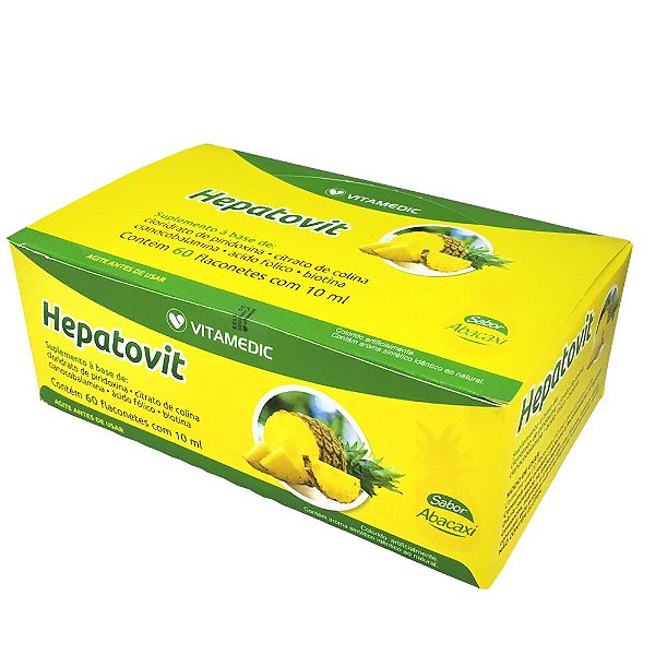 HEPATOVIT ABACAXI 10ML VITAMEDIC