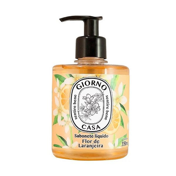 Sabonete Líquido Giorno Casa Flor de Laranjeira 350ml