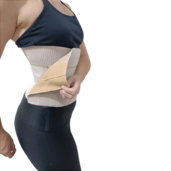 FAIXA ABDOMINAL E TORÁCICA 3 GOMOS TAMANHO G UNICENTER