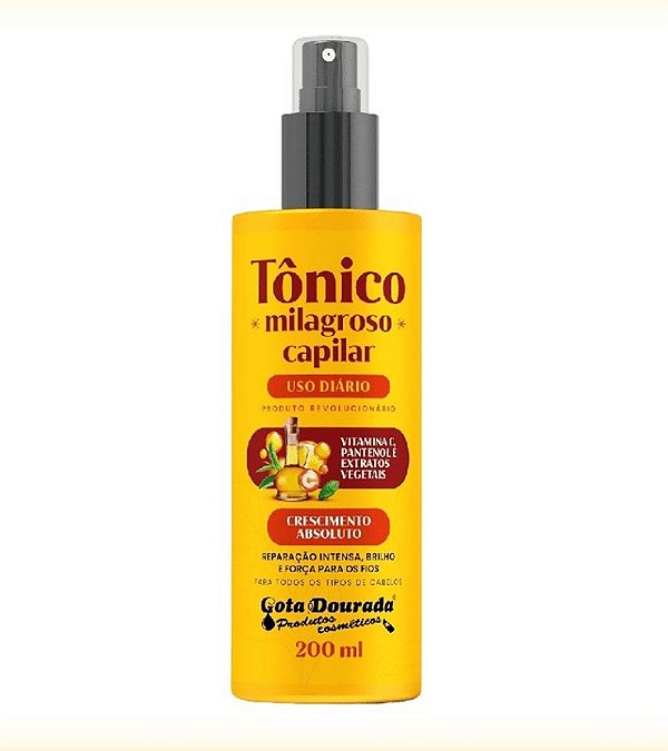 TONICO CAPILAR GOTA DOURADA MILAGROSO 200ML