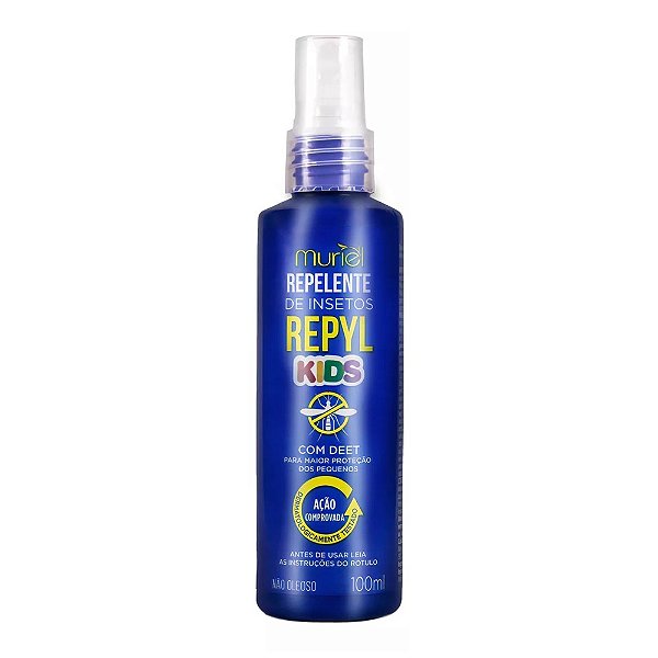 REPELENTE LOCAO DEET REPYL 100ML KIDS MURIEL