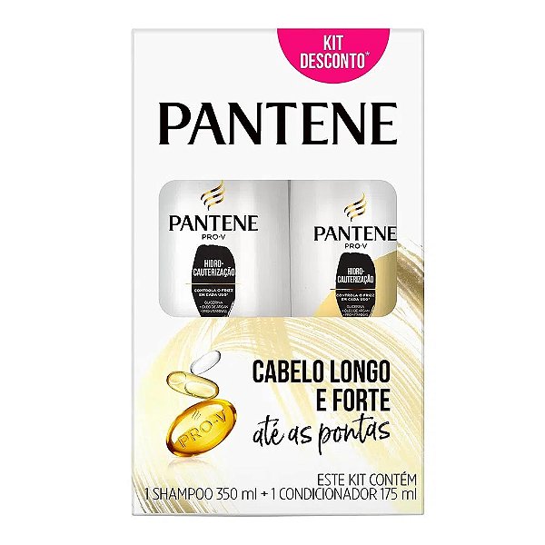 KIT PANTENE HIDRO CAUTERIZAÇÃO SHAMPOO 350ML + COND 175ML