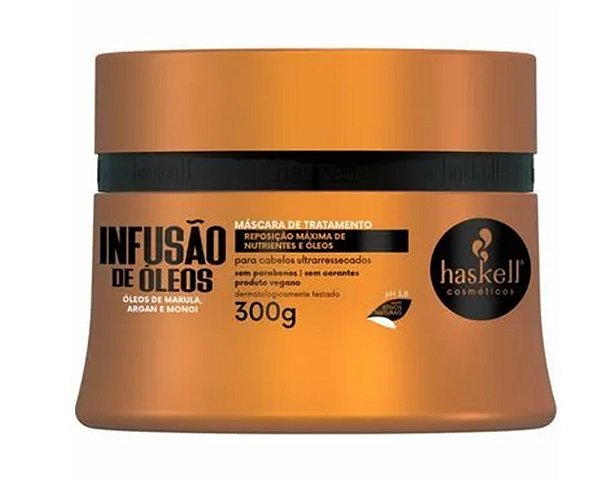 MASCARA HASKELL INFUSÃO DE OLEOS 300G