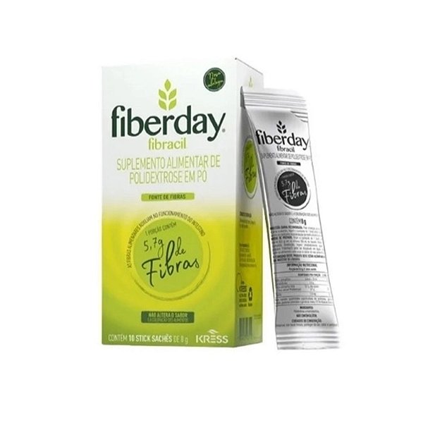 FIBERDAY FIBRACIL 10 STICK SACHES 8G KRESS