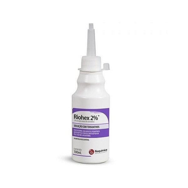 RIOHEX DEGERMANTE 2% COM TENSOATIVOS 100ML ALMOTOLIA -