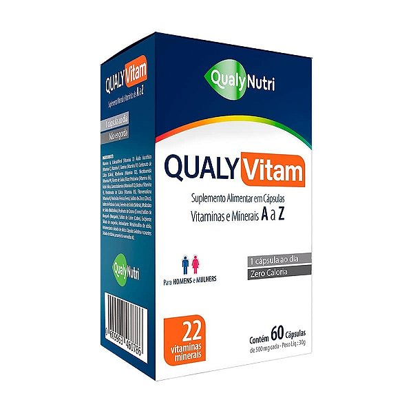 Qualyvitam A A Z 60 Cápsulas Qualynutri