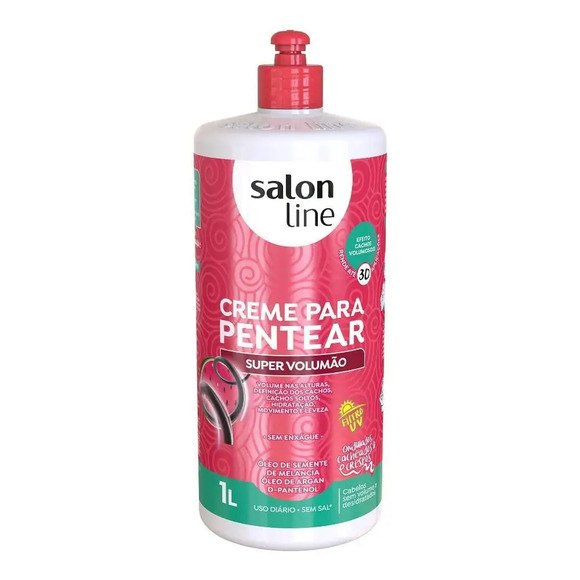 CREME P/ PENTEAR SALON LINE SUPER VOLUMAO 1L